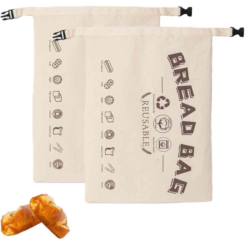 Beeswax Wrap Reusable - Sacchetti riutilizzabili per pane in cera