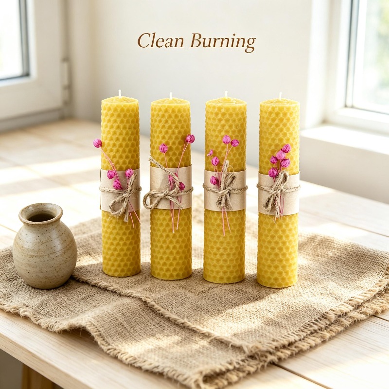 Set da 4 candele a colonna in  - Beeswax Wrap Reusable recensione e prezzo