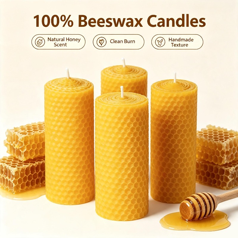 6 candele a colonna in rotolo  - Beeswax Wrap Reusable recensione e prezzo