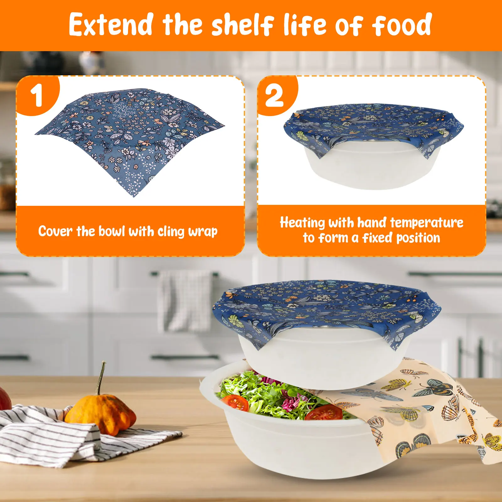 Set di 11 Involucri Alimentari - Beeswax Wrap Reusable recensione e prezzo